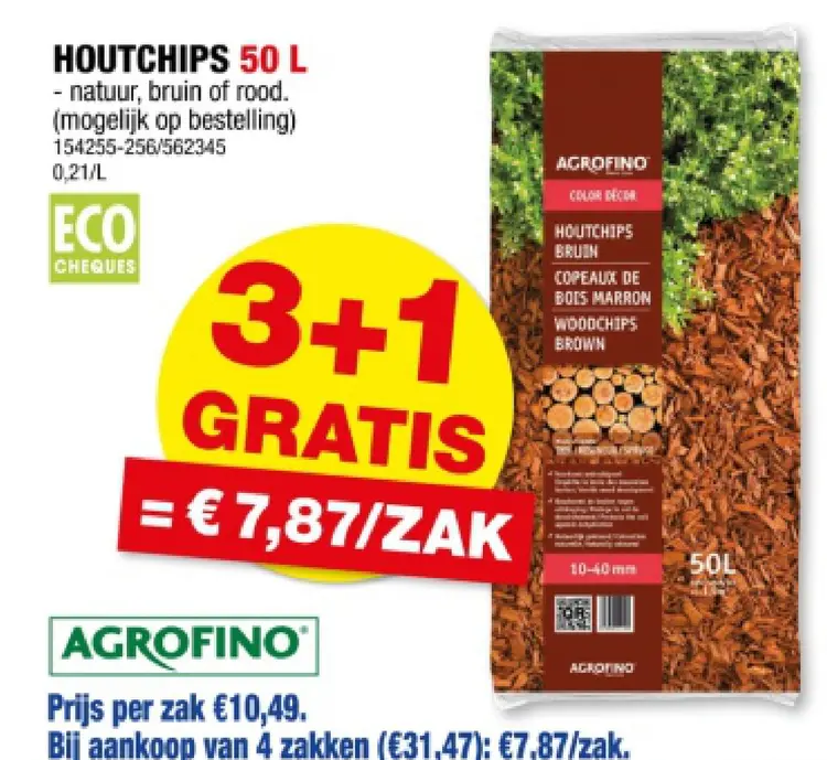 Promotie: Houtchips
