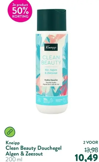 Aanbieding: Clean Beauty Douchegel Algen & Zeezout
