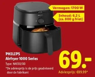 Aanbieding: Airfryer 1000 Series