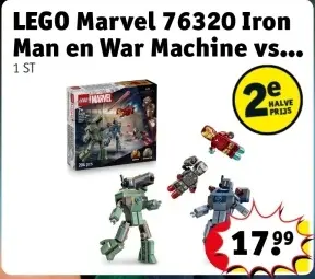 Aanbieding: LEGO Marvel 76320 Iron Man en War Machine vs.