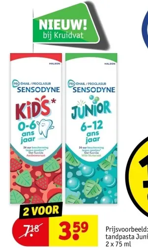 Aanbieding: Sensodyne kids & junior