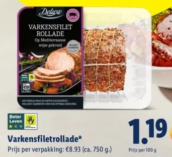 Aanbieding: Varkensfiletrollade
