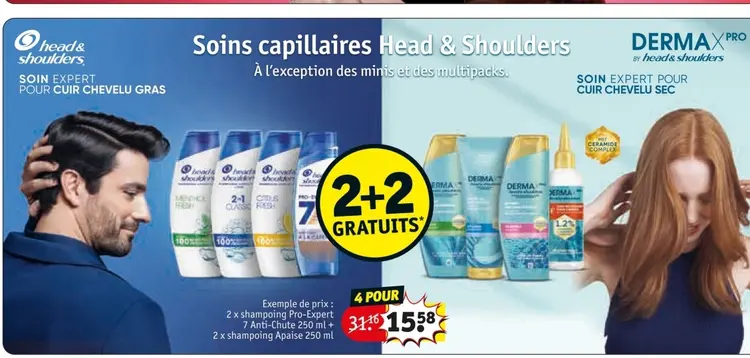 Offre: Soins capillaires Head & Shoulders