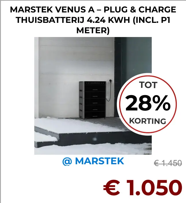 Aanbieding: Venus a - plug & charge thuisbatterij