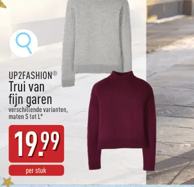 Aanbieding: Trui van fijn garen