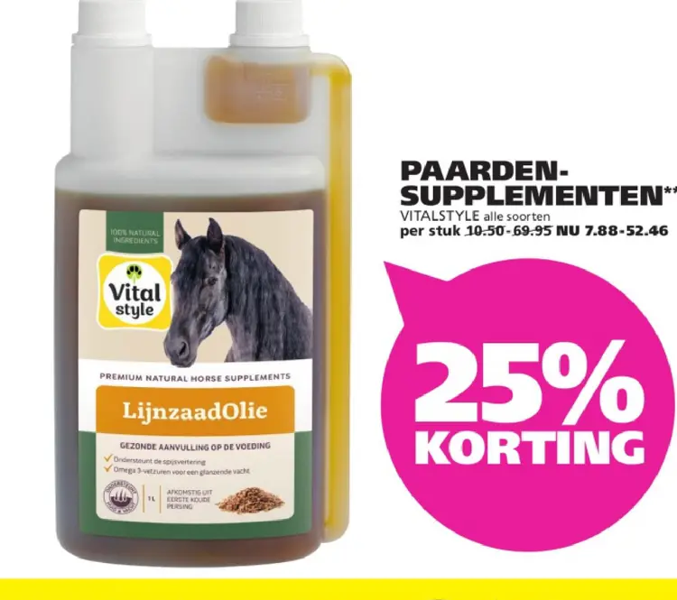 Aanbieding: Paarden-supplementen
