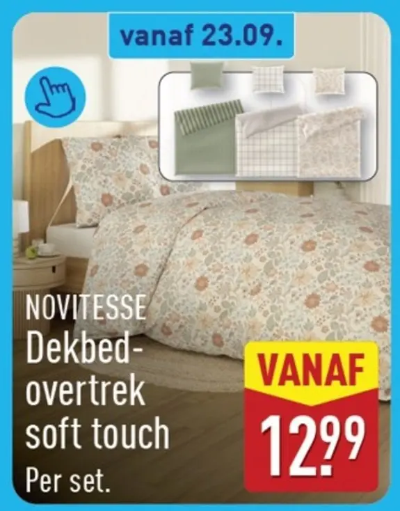 Aanbieding: NOVITESSE Dekbedovertrek soft touch