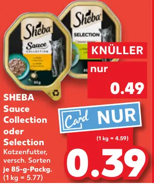 Aanbieding: Sheba Sauce Collection oder Selection Katzenf