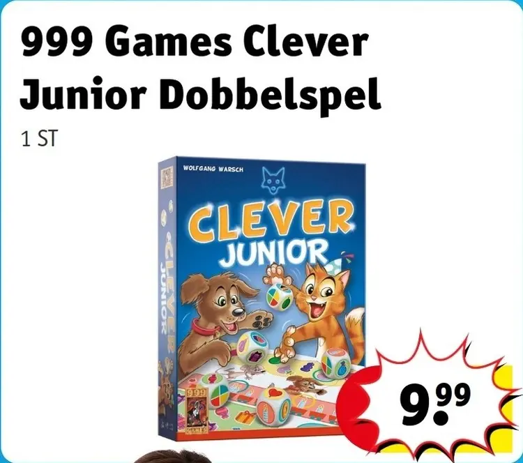 Promotie: Clever Junior Dobbelspel