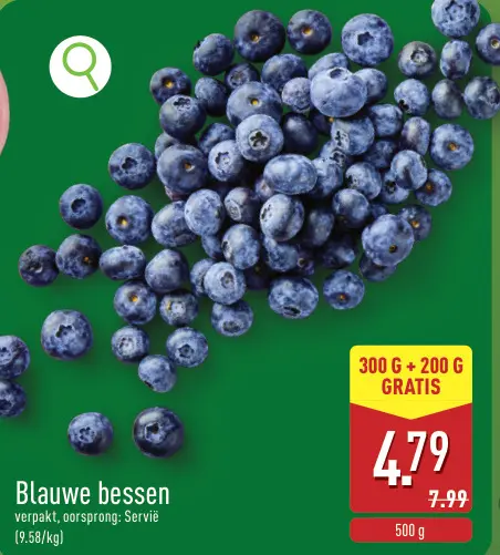 Promotie: Blauwe bessen