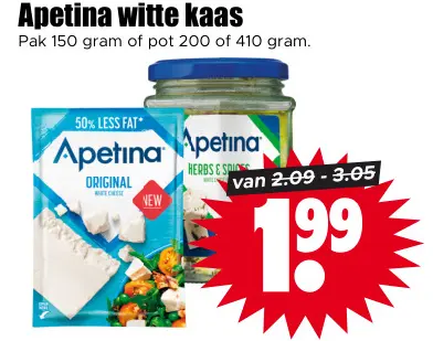 Aanbieding: Witte kaas