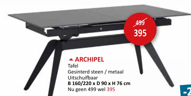 Promotie: Tafel