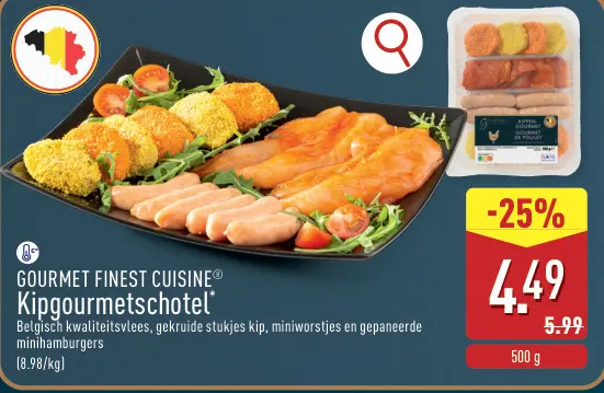 Promotie: Kipgourmetschotel