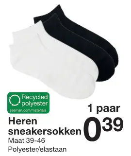 Aanbieding: Heren sneakersokken