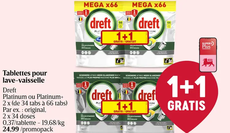 Offre: Tablettes pour lave-vaisselle