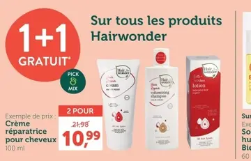 Offre: Crème réparatrice pour cheveux