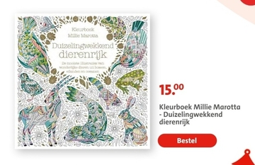 Aanbieding: Kleurboek Millie Marotta - Duizelingwekkend d