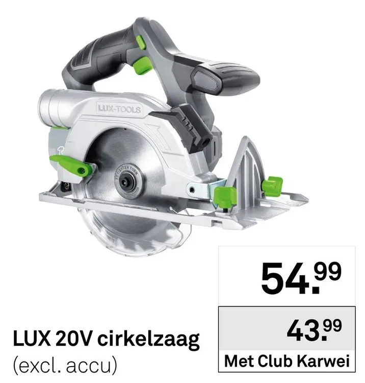 Aanbieding: Accu cirkelzaag