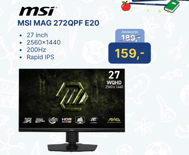 Aanbieding: Msi MAG 272qpf e20