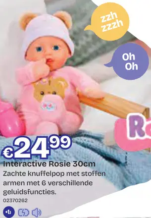 Aanbieding: Interactive Rosie 30cm