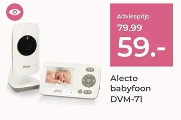 Aanbieding: Babyfoon DVM-71
