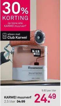 Aanbieding: KARWEI muurverf