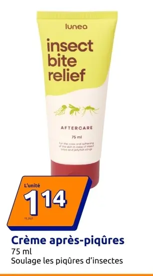 Offre: Crème après-piqûres
