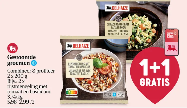 Promotie: Gestoomde groenten