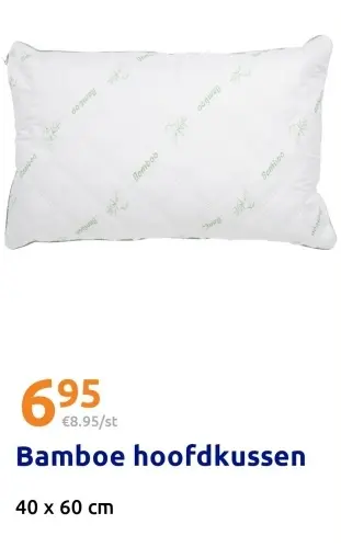 Aanbieding: Bamboe hoofdkussen