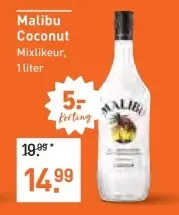 Aanbieding: Malibu Coconut Mixlikeur