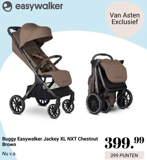 Aanbieding: Buggy Jackey XL NXT Chestnut Brown