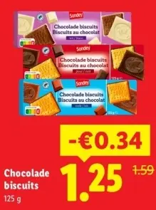 Aanbieding: Chocolade biscuits