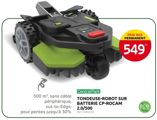 Offre: Tondeuse-robot sur batterie cp-rocam