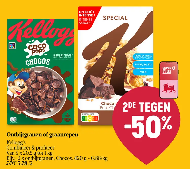 Promotie: Ontbijtgranen of graanrepen