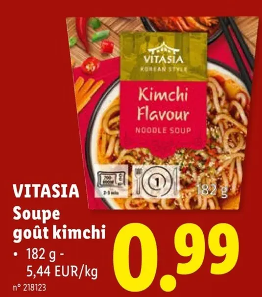 Offre: Soupe goût kimchi