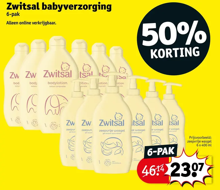 Aanbieding: Zwitsal babyverzorging
