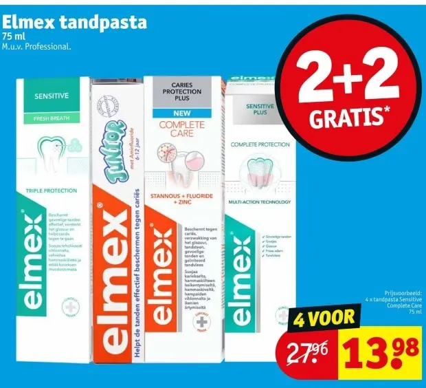 Promotie: Elmex tandpasta