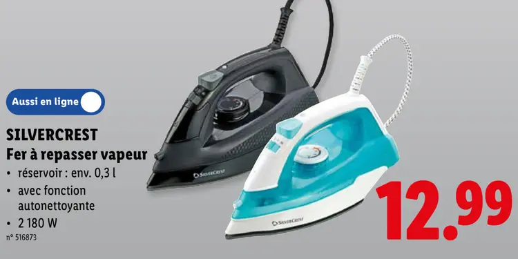 Offre: Fer à repasser vapeur