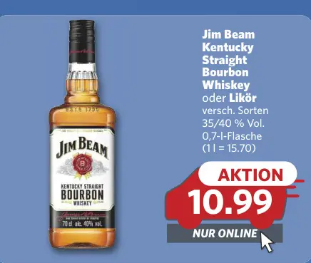 Aanbieding: Jim Beam Kentucky Straight Bourbon Whiskey od