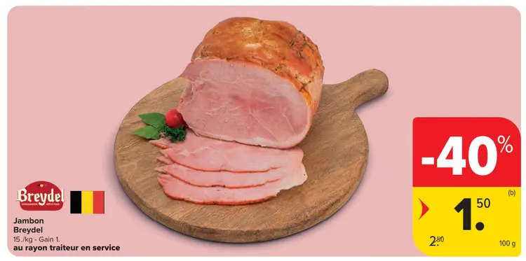 Offre: Jambon Breydel