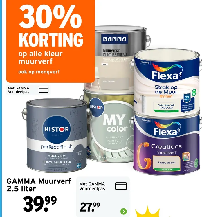Aanbieding: GAMMA Muurverf