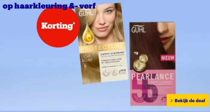 Aanbieding: Haarkleuring & Verf