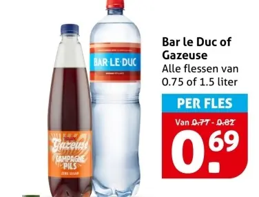 Aanbieding: Bar le Duc of Gazeuse
