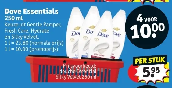 Promotie: Dove Essentials