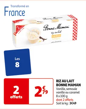 Aanbieding: RIZ AU LAIT