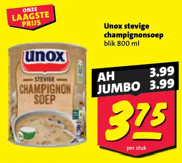 Aanbieding: Unox stevige champignonsoep