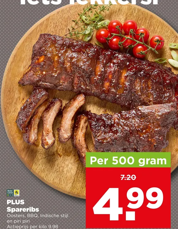 Aanbieding: PLUS Spareribs