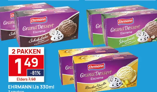 Aanbieding: Grand Dessert Eiscreme