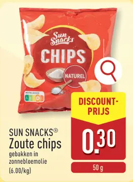 Aanbieding: SUN SNACKS® Zoute chips
