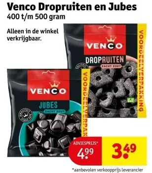 Aanbieding: Dropruiten en Jubes